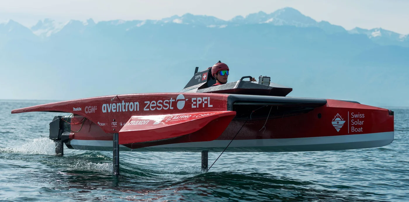The Dahu, Swiss Solar Boat's current test platform